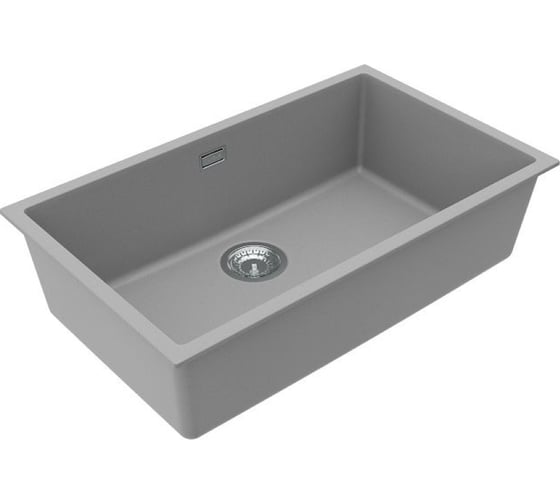 Мойка для кухни ALVEUS OMNI 40 GRANITAL CONCRETE-G81 750x450x198 с сифоном 1150059