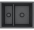 Мойка для кухни ALVEUS OMNI 50 GRANITAL DEEP BLACK-G90 BE 550x450x198 мм, с сифоном 1150071 1