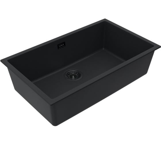 Мойка для кухни ALVEUS OMNI 40 GRANITAL DEEP BLACK-G90 BE 750x450x198 мм, с сифоном 1150064