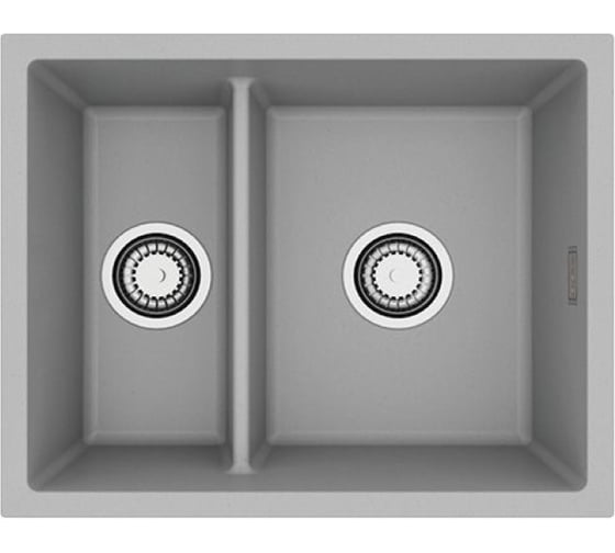 Мойка для кухни ALVEUS OMNI 50 GRANITAL CONCRETE-G81 550x450x198 мм, с сифоном 1150066