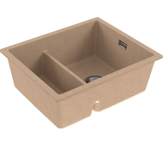Мойка для кухни ALVEUS OMNI 50 GRANITAL BEIGE-G55 550x450x198 мм, с сифоном 1150068