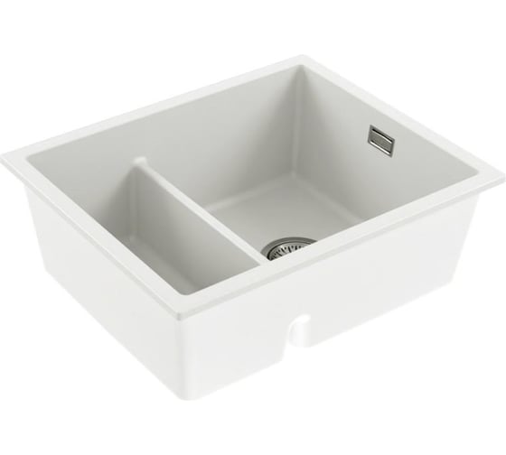 Мойка для кухни ALVEUS OMNI 50 GRANITAL ARCTIC-G11 550x450x198 мм, с сифоном 1150065