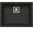 Мойка для кухни ALVEUS QUADRIX 50 GRANITAL+ DEEP BLACK-G90 560x460x200 мм, с сифоном 1149138 1