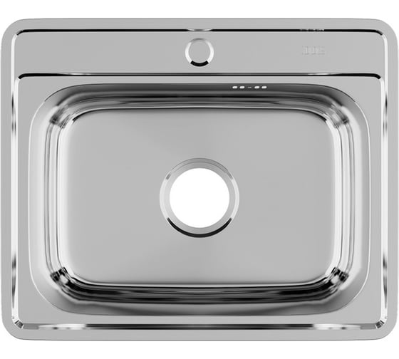 Мойка IDDIS Basic нержавеющая сталь, полированная, 530х430 мм BAS53P0i77 1