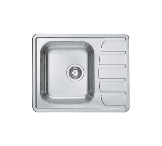 Мойка ALVEUS ZOOM 10 MAXIM SAT-90 615х500 мм, 1X в комплекте с сифоном 1130551 1100215 1