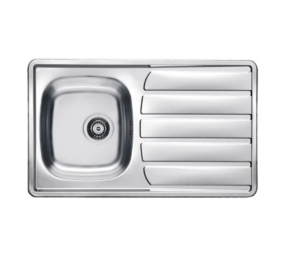 Мойка ALVEUS ZOOM 30 NAT-90 860х500 мм, 1X в комплекте с сифоном 1102384 1098773