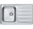Мойка ALVEUS ZOOM 20 MAXIM SAT-90 790х500 мм, 1X в комплекте с сифоном 1130551 1108173 1