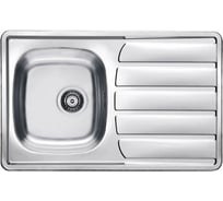 Мойка ALVEUS ZOOM 20 LEI-90 790х500 мм, 1X в комплекте с сифоном 1102384 1098939