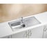 Мойка ALVEUS BASIC 80 NAT-60 860х435 мм, в комплекте с сифоном 1071237 1008844 3