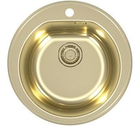Мойка ALVEUS FORM MONARCH 30 GOLD-90 FI 510, 1X в комплекте с выпуском, без сифона 1070808