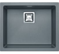 Мойка ALVEUS QUADRIX 50 GRANITAL+ STEEL-G04M 560х460х200 мм с сифоном 1133398 1108037