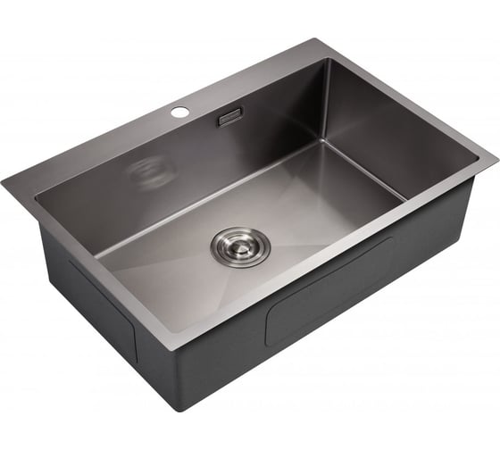 Мойка для кухни MILACIO Denia 750 Steel сталь воронёная MC.77509 1