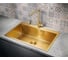 Мойка для кухни MILACIO Denia 750 Steel золото MC.77508 3