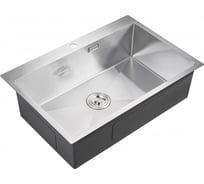Мойка для кухни MILACIO Denia 750 Steel сталь нержавеющая MC.77500