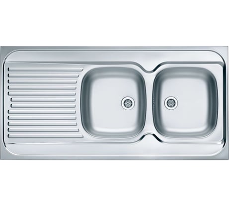 Мойка ALVEUS CLASSIC 100 NAT-60 1200х600 мм, 2X правая, в комплекте с сифоном 1071240 1009085