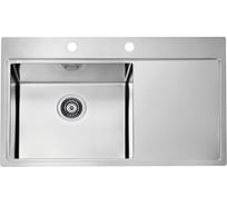 Мойка ALVEUS PURE 50L KMB-90 860х525 мм, 1X левая, в комплекте с сифоном 1127252 1103652