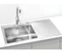 Мойка ALVEUS PURE 50L KMB-90 860х525 мм, 1X левая, в комплекте с сифоном 1127252 1103652 3