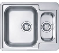 Мойка ALVEUS LINE 50 NAT-90 615х500 мм, 1+1/2 в комплекте с сифоном 1130555 1065676