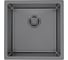 Мойка ALVEUS QUADRIX MONARCH 30 ANTHRACITE 450х450х200 мм, в комплекте с выпуском, без сифона 1103320 1
