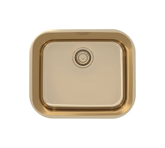 Мойка ALVEUS VARIANT MONARCH 10 BRONZE 480х400х180 мм, в комплекте с выпуском, без сифона 1113581