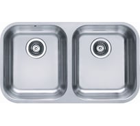 Мойка ALVEUS DUO 30 SAT-90 752х440 мм, 2X в комплекте с сифоном 1127257 1036849