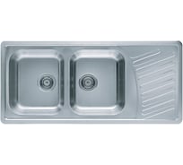 Мойка ALVEUS ELEGANT 70 SAT-90 1110х510 мм, 2X в комплекте с сифоном 1130555 1009386