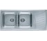 Мойка ALVEUS ELEGANT 70 SAT-90 1110х510 мм, 2X в комплекте с сифоном 1130555 1009386 1