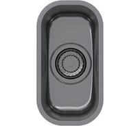 Мойка ALVEUS VARIANT MONARCH 110 ANTHRACITE 148х300х120 мм, в комплекте с выпуском, без сифона 1114243
