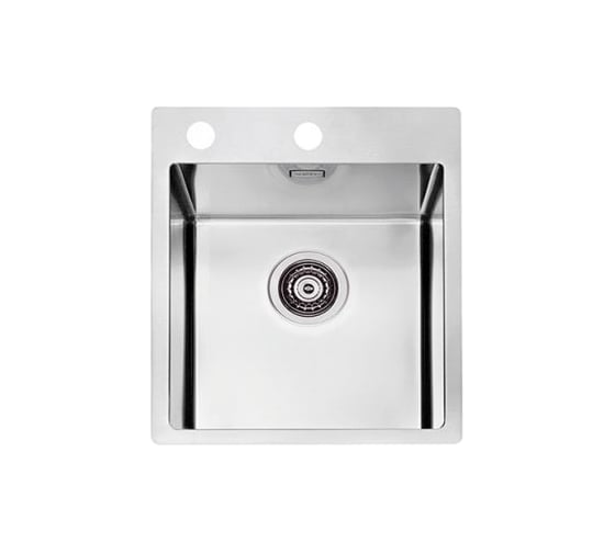 Мойка ALVEUS PURE 10 KMB-90 405х525 мм, 1X в комплекте с сифоном 1127252 1103607 1