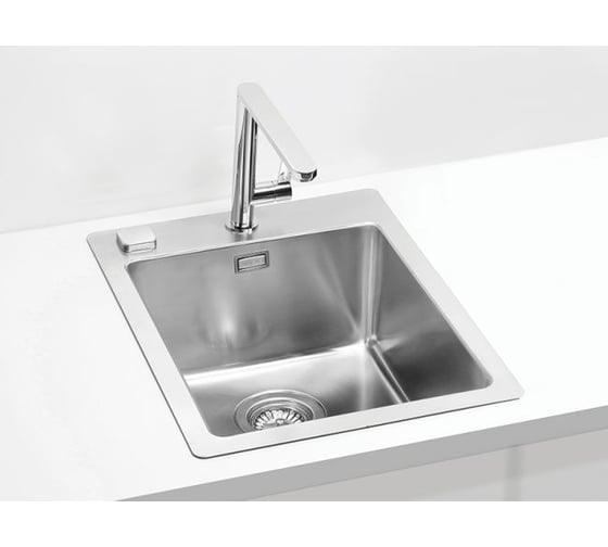 Мойка ALVEUS PURE 10 KMB-90 405х525 мм, 1X в комплекте с сифоном 1127252 1103607