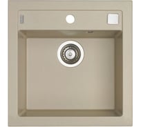 Мойка ALVEUS FORMIC 20 GRANITAL+ PEBBLE-G02M 520x510x200 мм, 1x с сифоном 1127749 1103763