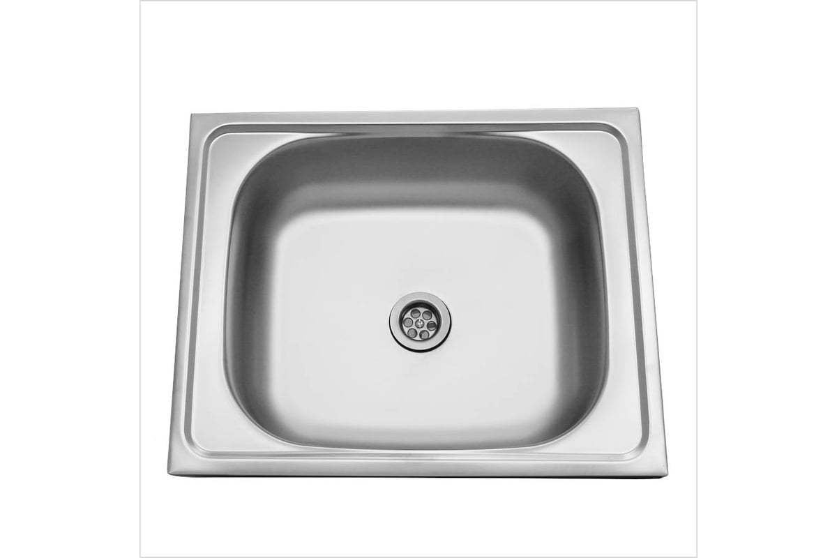 Мойка SINKLIGHT нержавеющая сталь, накладная, прямоугольная 500х400 мм ...