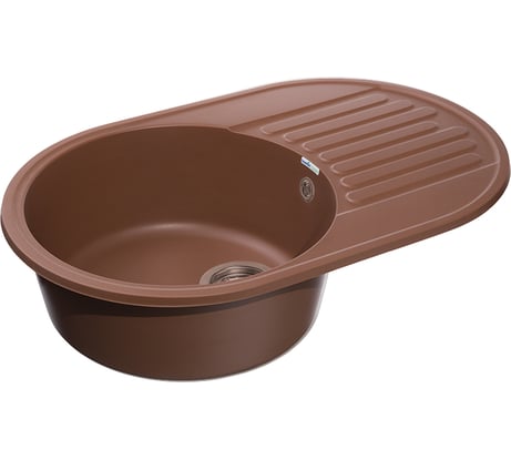 Мойка GranFest QUARZ чаша+кр 740*480 терракот 18