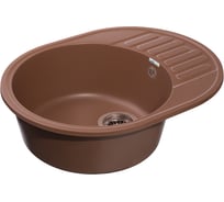 Мойка GranFest QUARZ чаша+кр 620*480 терракот 58