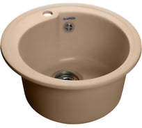 Мраморная мойка GRANFEST RONDO D=443 мм топаз GF-R--450