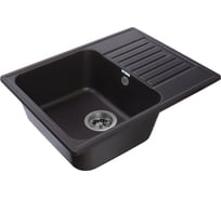 Мойка GranFest QUARZ чаша+кр 620*480 черный 13
