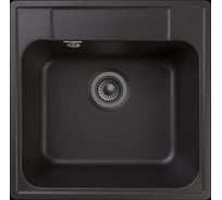 Мойка GRANFEST QUARZ 1 чаша, 480х480 мм, черный 48 черный