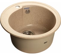 Мойка GRANFEST RONDO GF-R-450 мрамор, D=443 мм, песочный R-450 пес