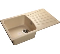 Мойка мрамор GRANFEST STANDART GF-S-850L чаша с крылом, бежевый S-850 L беж