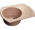 Мойка GRANFEST RONDO GF-R-650L мрамор, чаша с крылом, 650х500 мм, светло-розовый R-650 L св-роз 1