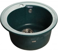 Мойка GRANFEST RONDO GF-R-450 мрамор, D=443 мм, зеленый R-450 зел