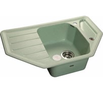 Мойка GRANFEST CORNER GF-C-800E мрамор, угловая, 800х500 мм, салатовый C-800 E сал