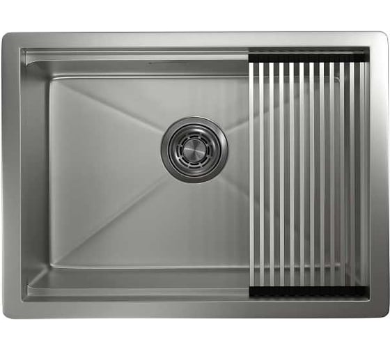 Кухонная мойка стальная GRANULA KS-6045U сталь матовая