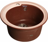 Мойка GRANFEST RONDO GF-R-450 мрамор, D=443 мм, красный марс R-450 кр.м
