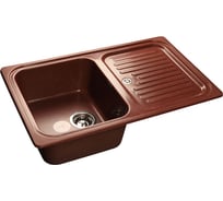 мраморная мойка GRANFEST STANDART GF-S--780L чаша с крылом 775*500 мм красный марс S-780 L