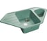 Мраморная мойка GRANFEST CORNER угловая 930*485 мм салатовый GF-C--950E 1