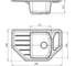 Мойка GRANFEST CORNER GF-C--800E угловая, 800х500 мм, песочный, C-800 E пес 4