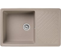 Мойка GranFest QUARZ чаша+кр 760*480 песок 52