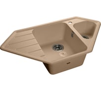 Мойка GRANFEST CORNER GF-C--950E мрамор, угловая, 930х485 мм, топаз C-950 E топ