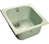 Мойка GRANFEST STANDART GF-S--430 мрамор, 1-чаша, 430х500 мм, салатовый S-430 сал